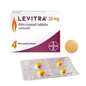 Blister und Packet von Levitra Original