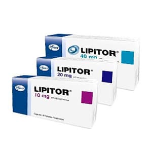 Lipitor Packung zur Cholesterin-Senkung