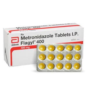 Antibiotika-Tabletten Metronidazol (Flagyl) 400mg