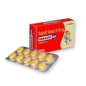 Tadacip Packungen mit Tabletten 20mg